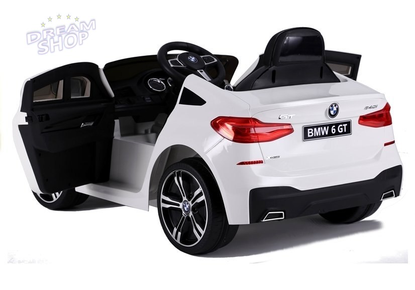 Pojazd na Akumulator BMW 6 GT Białe Pojazd na Akumulator BMW 6 GT Białe