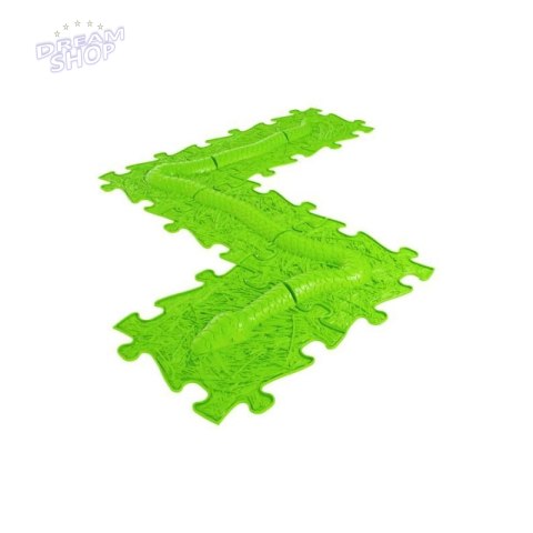 WOOPIE Mata Sensoryczna Ortopedyczna Puzzle Wąż Zielony 6 el. WOOPIE Mata Sensoryczna Ortopedyczna Puzzle Wąż Zielony 6 el.