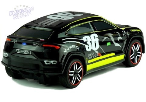 Auto Zdalnie Sterowane Sportowe Pilot R/C Czarne Auto Zdalnie Sterowane Sportowe Pilot R/C Czarne