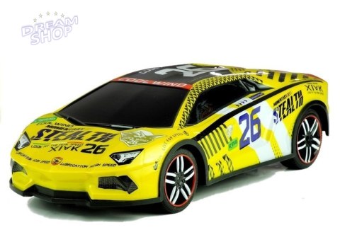 Auto Zdalnie Sterowane Sportowe Pilot R/C Żółte Auto Zdalnie Sterowane Sportowe Pilot R/C Żółte