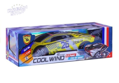Auto Zdalnie Sterowane Sportowe Pilot R/C Żółte Auto Zdalnie Sterowane Sportowe Pilot R/C Żółte