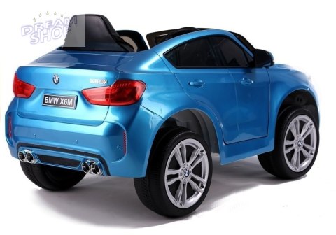 Auto na Akumulator BMW X6 Niebieskie Lakierowane Auto na Akumulator BMW X6 Niebieskie Lakierowane