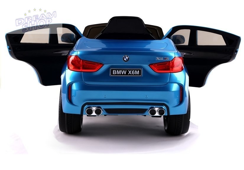 Auto na Akumulator BMW X6 Niebieskie Lakierowane Auto na Akumulator BMW X6 Niebieskie Lakierowane