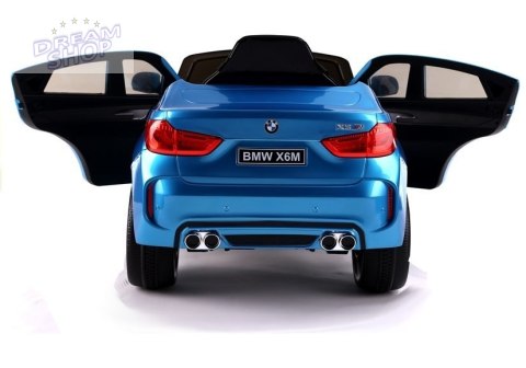 Auto na Akumulator BMW X6 Niebieskie Lakierowane Auto na Akumulator BMW X6 Niebieskie Lakierowane