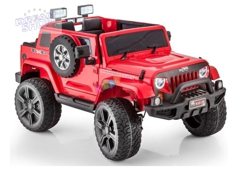 Auto na Akumulator Jeep HL1668 4x4 Czerwony Auto na Akumulator Jeep HL1668 4x4 Czerwony