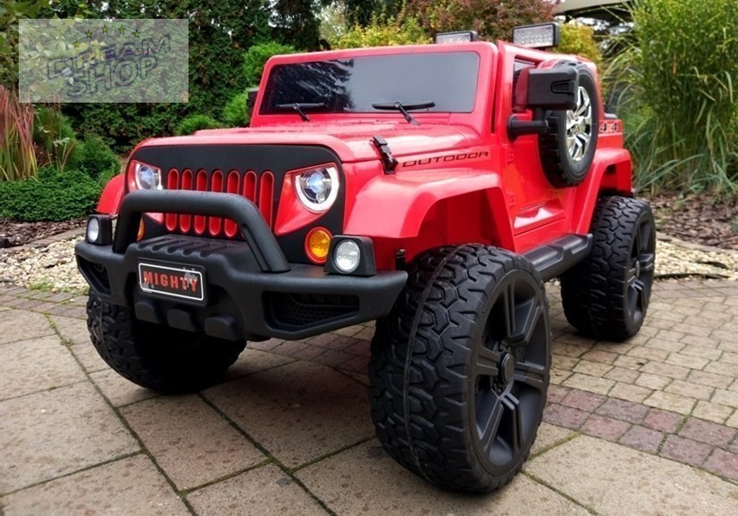 Auto na Akumulator Jeep HL1668 4x4 Czerwony Auto na Akumulator Jeep HL1668 4x4 Czerwony
