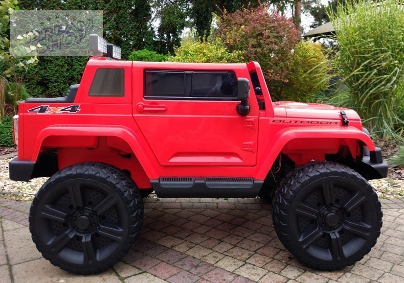 Auto na Akumulator Jeep HL1668 4x4 Czerwony Auto na Akumulator Jeep HL1668 4x4 Czerwony