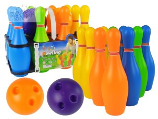 Kolorowy Zestaw Gry w Kręgle 10 szt Kula 26 cm