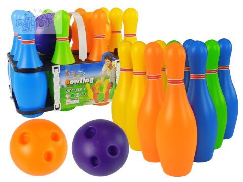 Kolorowy Zestaw Gry w Kręgle 10 szt Kula 26 cm Kolorowy Zestaw Gry w Kręgle 10 szt Kula 26 cm