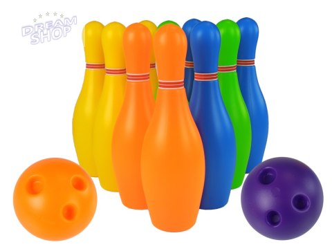 Kolorowy Zestaw Gry w Kręgle 10 szt Kula 26 cm Kolorowy Zestaw Gry w Kręgle 10 szt Kula 26 cm
