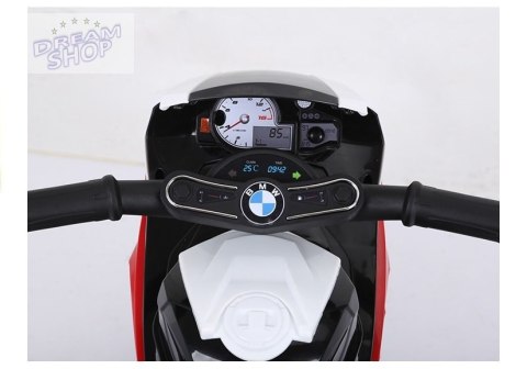 Motor na akumulator BMW S1000RR Trójkołowy Czerwony Motor na akumulator BMW S1000RR Trójkołowy Czerwony