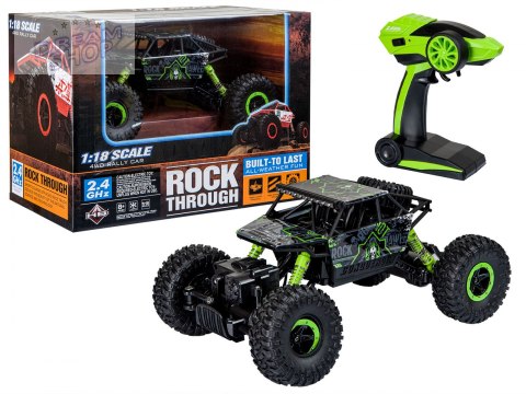 Samochód RC Rock Crawler HB 2,4GHz 1:18 zielony Samochód RC Rock Crawler HB 2,4GHz 1:18 zielony
