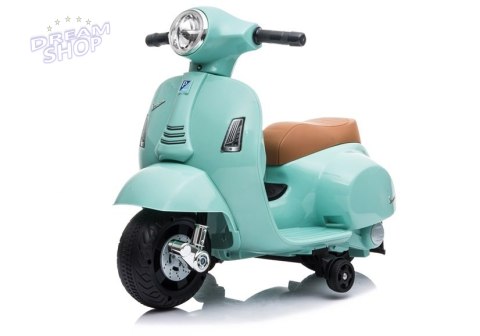 Skuter na Akumulator Vespa GTS 300 Mini Turkusowy Skuter na Akumulator Vespa GTS 300 Mini Turkusowy