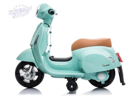Skuter na Akumulator Vespa GTS 300 Mini Turkusowy Skuter na Akumulator Vespa GTS 300 Mini Turkusowy