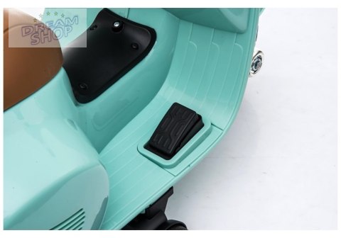 Skuter na Akumulator Vespa GTS 300 Mini Turkusowy Skuter na Akumulator Vespa GTS 300 Mini Turkusowy