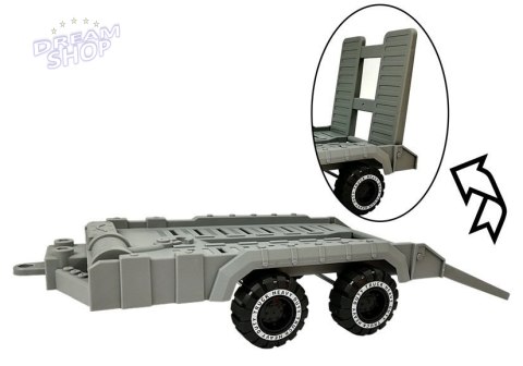 Wywrotka z przyczepką ze Spychaczem 49 cm Budowa