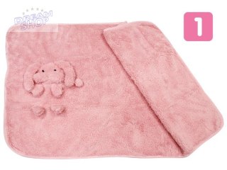 Miękki kocyk - przytulanka 2w1 MAŁPKA w kolorze mokka mouse ZA0724