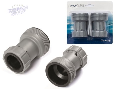 Bestway Adaptery 2 szt złączki do pomp 38mm 58236 Bestway Adaptery 2 szt złączki do pomp 38mm 58236