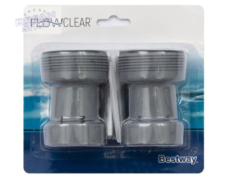 Bestway Adaptery 2 szt złączki do pomp 38mm 58236 Bestway Adaptery 2 szt złączki do pomp 38mm 58236