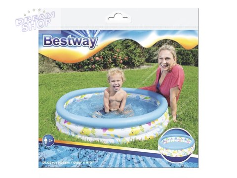Bestway Dmuchany basenik dla dzieci 102cm 51008 Bestway Dmuchany basenik dla dzieci 102cm 51008