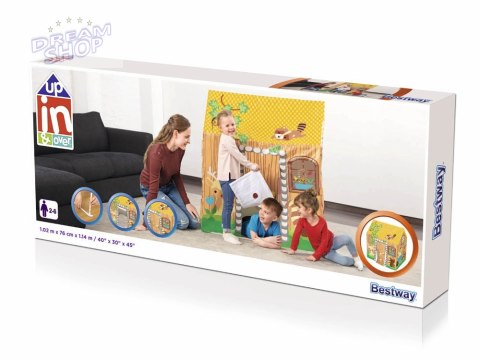 Bestway kolorowy domek dla dzieci do ogrodu i pokoju 52007 Bestway kolorowy domek dla dzieci do ogrodu i pokoju 52007