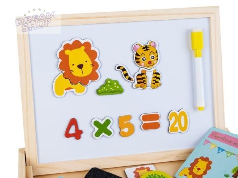 Drewniana TABLICA magnetyczno kredowa + akc TA0072 Drewniana TABLICA magnetyczno kredowa + akc TA0072