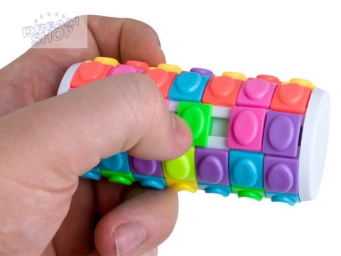 Gra UKŁADANKA OBROTWY KUBEK kolorowe puzzle ZA2088