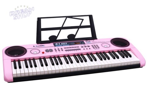 Organy Keyboard + mikrofon 61klawisz 328-06 IN0082 Organy Keyboard + mikrofon 61klawisz 328-06 IN0082