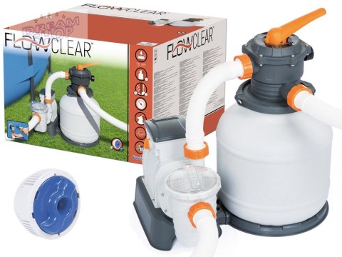 Bestway Pompa piaskowa do basenu 6056 l/h na kulki filtracyjne 58497