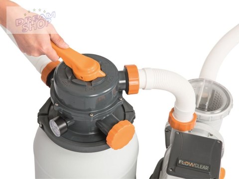 Bestway Pompa piaskowa do basenu 6056 l/h na kulki filtracyjne 58497