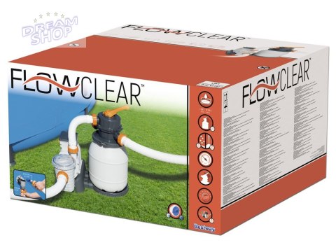 Bestway Pompa piaskowa do basenu 6056 l/h na kulki filtracyjne 58497