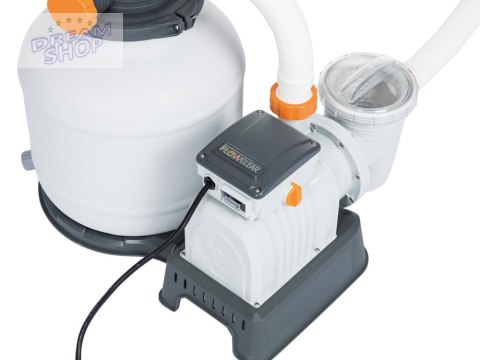 Bestway Pompa piaskowa do basenu wydajność 8327 l/h 58499 Bestway Pompa piaskowa do basenu wydajność 8327 l/h 58499