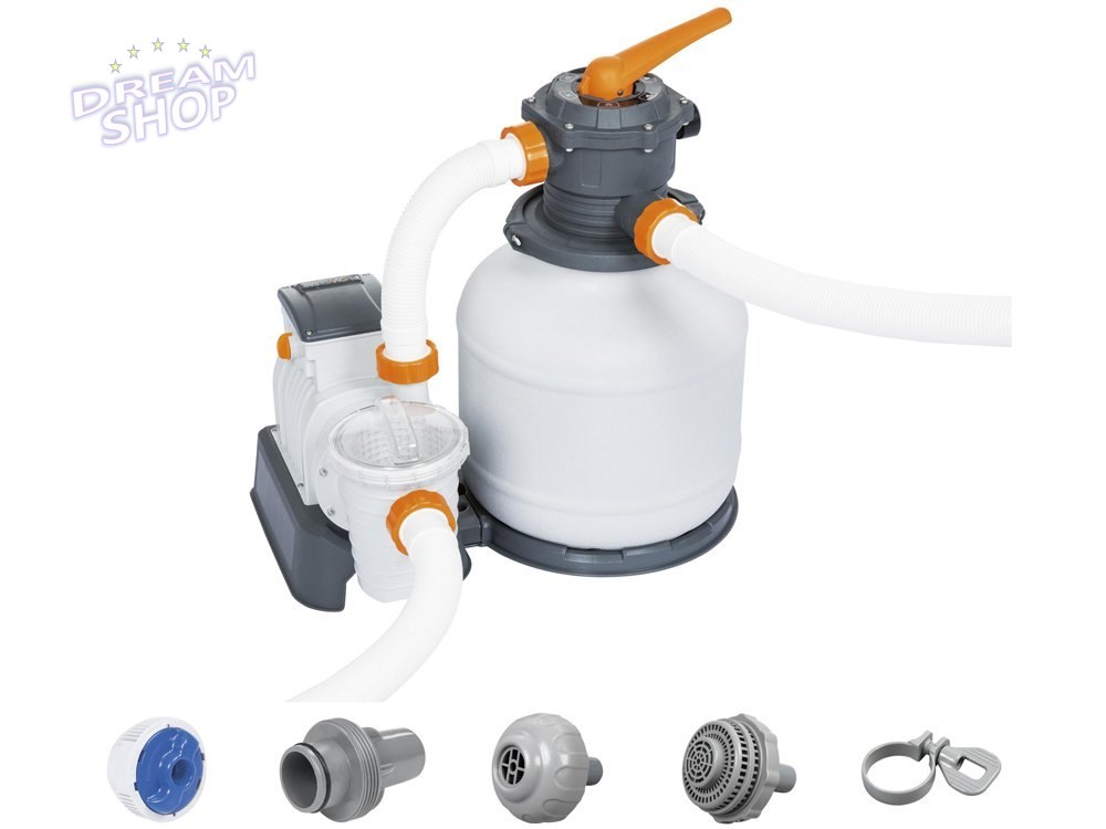 Bestway Pompa piaskowa do basenu 8327 l/h 58499 Bestway Pompa piaskowa do basenu 8327 l/h 58499
