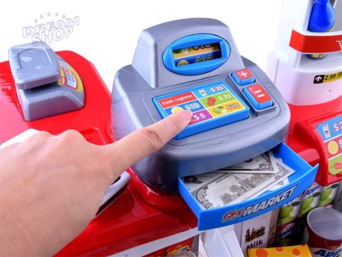 Kasa fiskalna SUPERMARKET koszyk Sklep ze skanerem ZA2681 Kasa fiskalna SUPERMARKET koszyk Sklep ze skanerem ZA2681