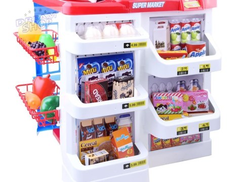 Kasa fiskalna SUPERMARKET koszyk Sklep ze skanerem ZA2681 Kasa fiskalna SUPERMARKET koszyk Sklep ze skanerem ZA2681