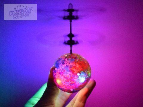 Copter Świecąca Latająca Kula sterowana ręką - wbudowane czujniki ZA2530 Copter Świecąca Latająca Kula sterowana ręką - wbudowane czujniki ZA2530