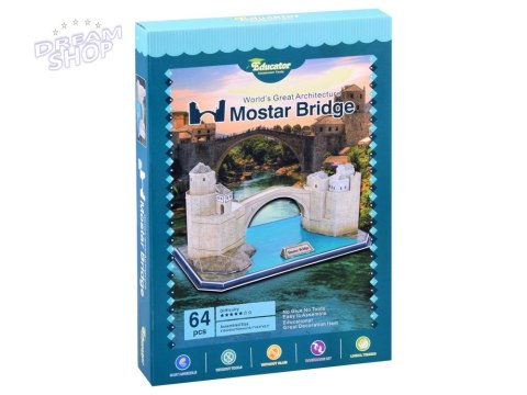 Puzzle 3D Stary Most Mostar 64 ele. ZA2900 Puzzle 3D Stary Most Mostar 64 ele. ZA2900