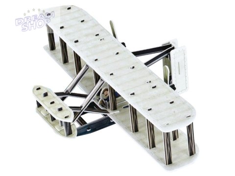 Puzzle 3D samolot braci Wright Flyer 51 eleZA2905 Puzzle 3D samolot braci Wright Flyer 51 eleZA2905