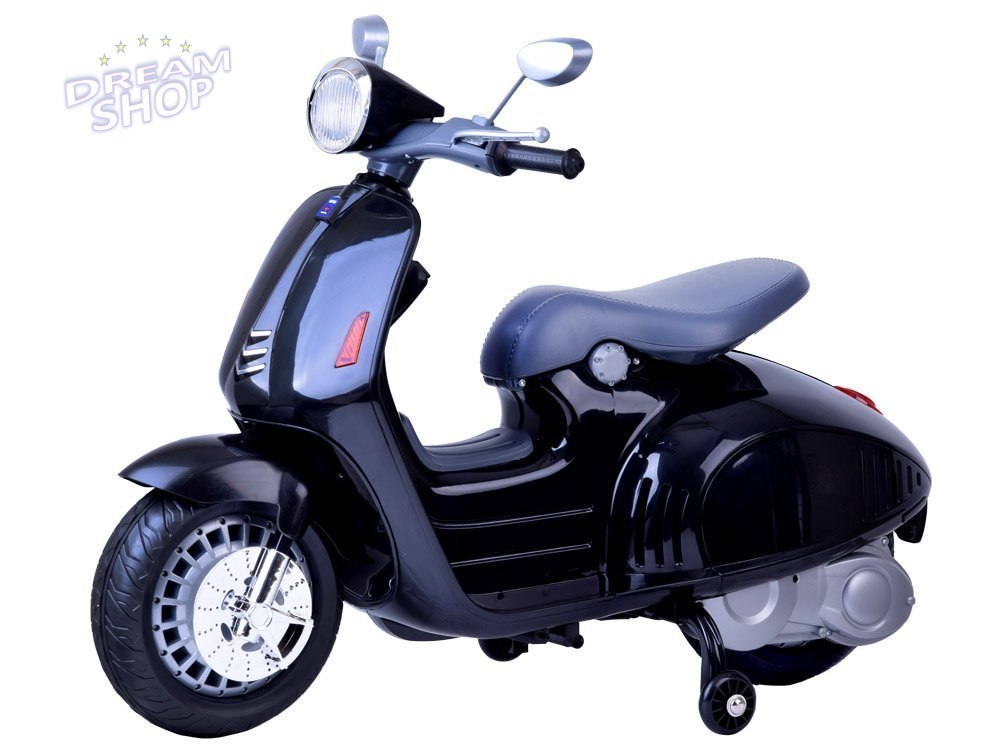 SKUTER Vespa motorek do jazdy boczne kółka PA0139 SKUTER Vespa motorek do jazdy boczne kółka PA0139