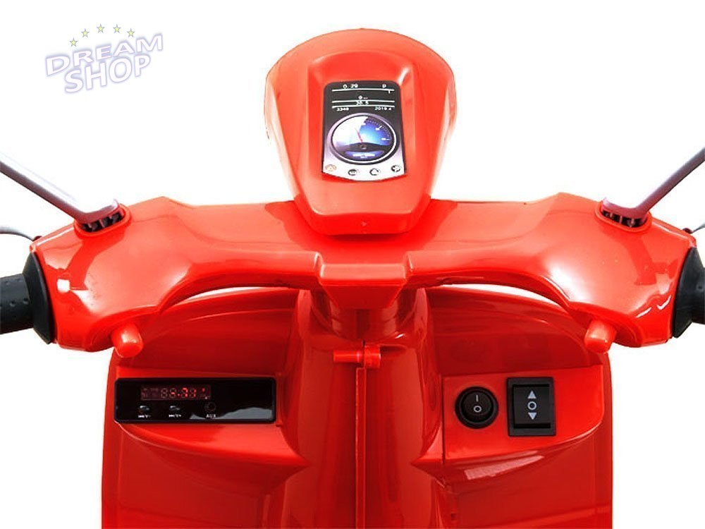 SKUTER Vespa motorek do jazdy boczne kółka PA0139 SKUTER Vespa motorek do jazdy boczne kółka PA0139