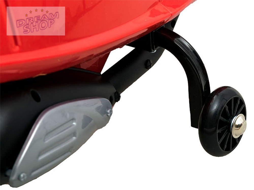SKUTER Vespa motorek do jazdy boczne kółka PA0139 SKUTER Vespa motorek do jazdy boczne kółka PA0139