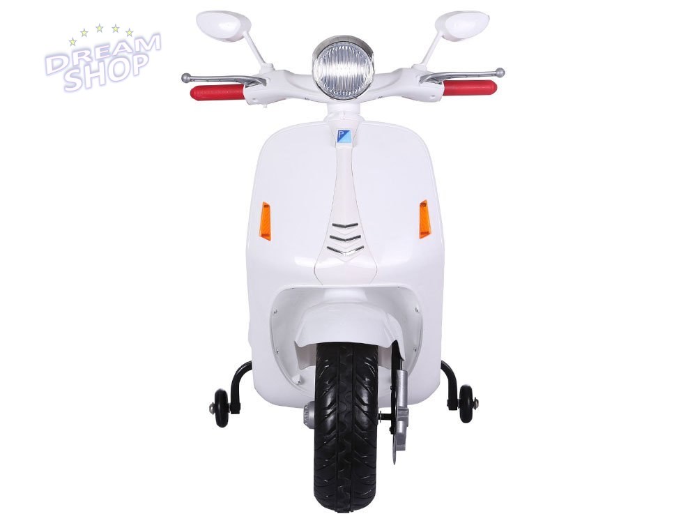 SKUTER Vespa motorek do jazdy boczne kółka PA0139 SKUTER Vespa motorek do jazdy boczne kółka PA0139