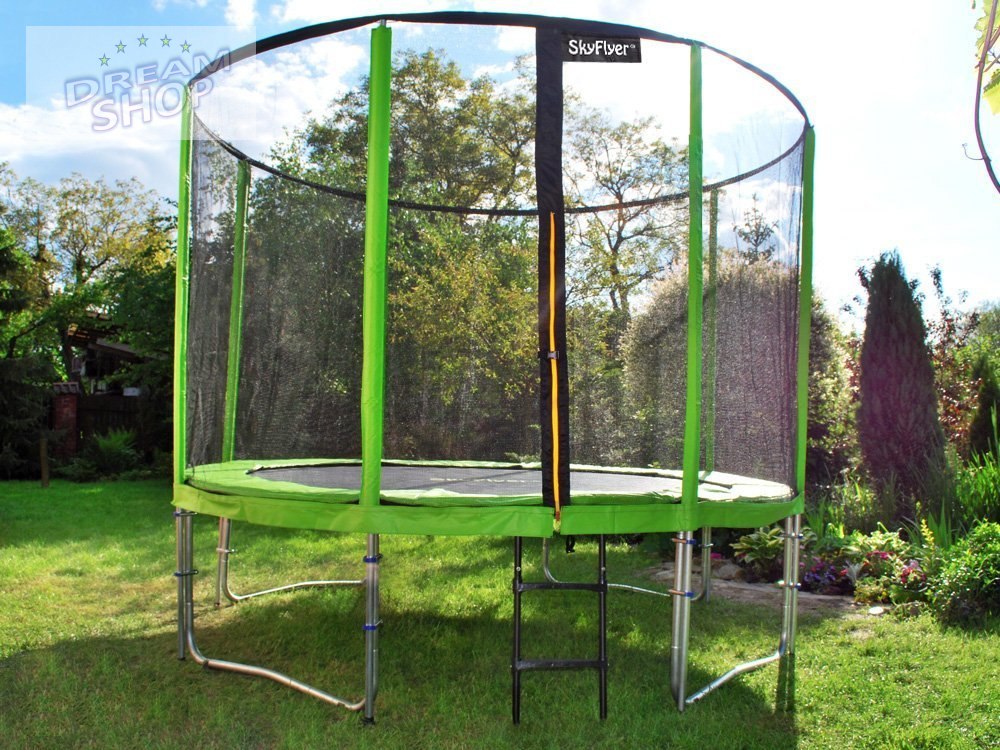 Trampolina ogrodowa SKYFLYER RING 2w1 304cm 10FT Trampolina ogrodowa SKYFLYER RING 2w1 304cm 10FT