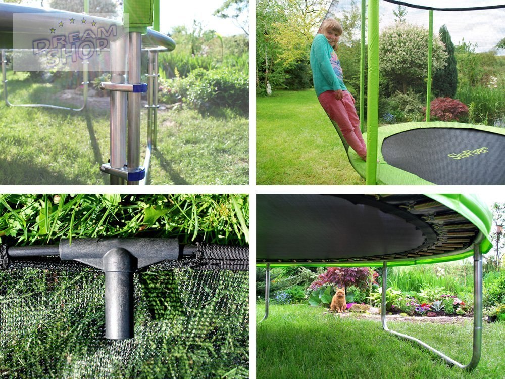 Trampolina ogrodowa SKYFLYER RING 2w1 304cm 10FT Trampolina ogrodowa SKYFLYER RING 2w1 304cm 10FT