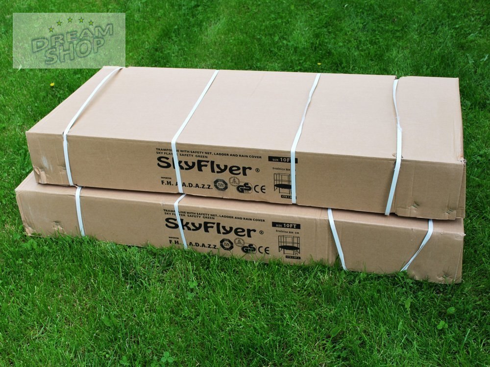 Trampolina ogrodowa SKYFLYER RING 2w1 304cm 10FT Trampolina ogrodowa SKYFLYER RING 2w1 304cm 10FT