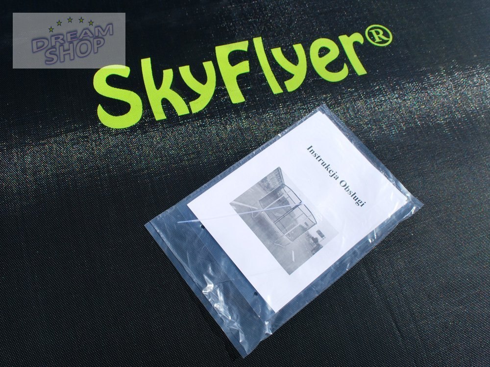 Trampolina ogrodowa SKYFLYER RING 2w1 304cm 10FT Trampolina ogrodowa SKYFLYER RING 2w1 304cm 10FT
