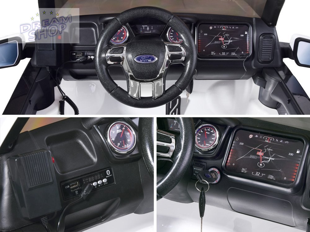 Auto na akumulator Ford POLICJA + megafon PA0225 Auto na akumulator Ford POLICJA + megafon PA0225