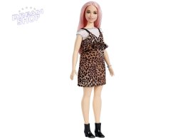 Barbie lalka Fashionistas sukienka panterka ZA3160