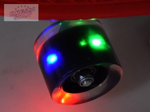FISZKA świecące koła DESKOROLKA SP0575