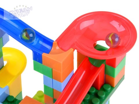 Kolorowe Klocki marble tor dla kulek 152ele ZA3228 Kolorowe Klocki marble tor dla kulek 152ele ZA3228